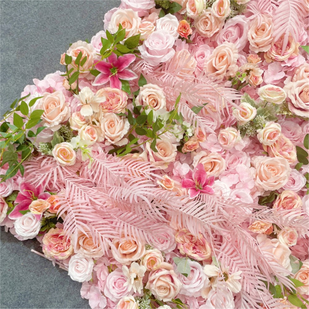 Uflower 5D Pink Rose Cloth Flo - đánh giá và giá Flower Wall Panel