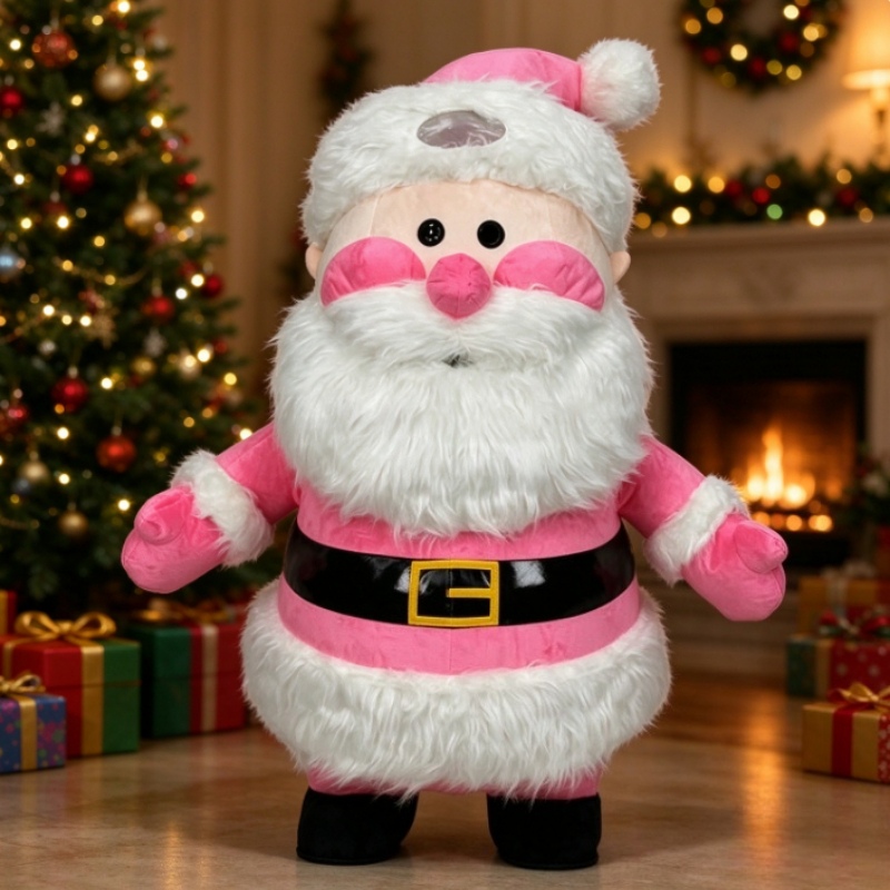 Pink Santa Claus Inflatable Ma - đánh giá và giá Event & Party Supply Photos